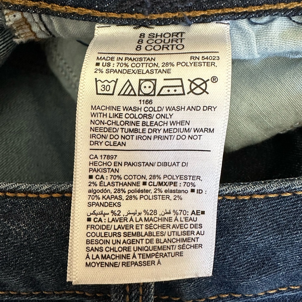 Old Navy Rockstar Mid Rise Skinny Jeans Size 8 Short - Picture 5 of 5